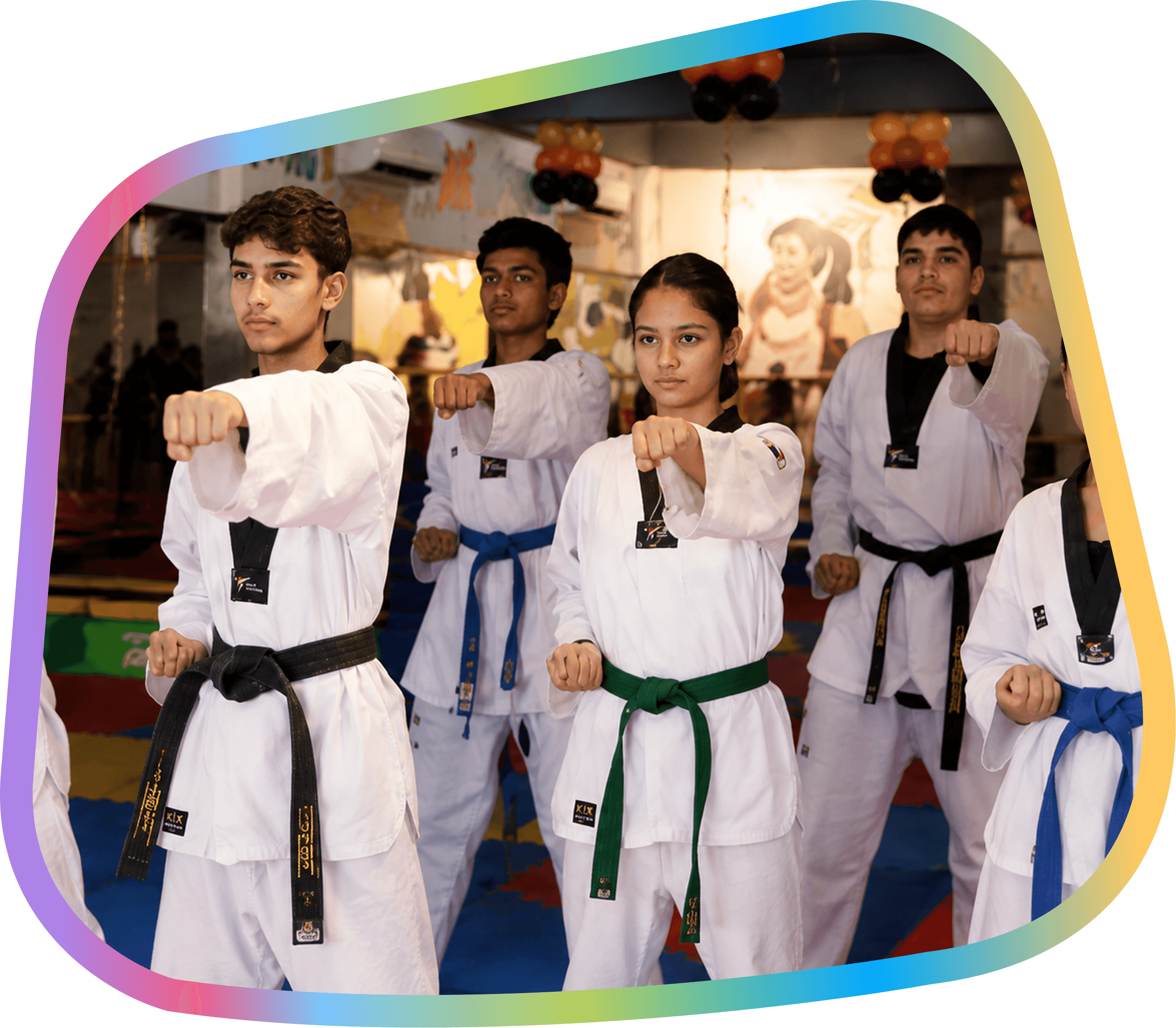 Kids enjoying Kidnasium activities